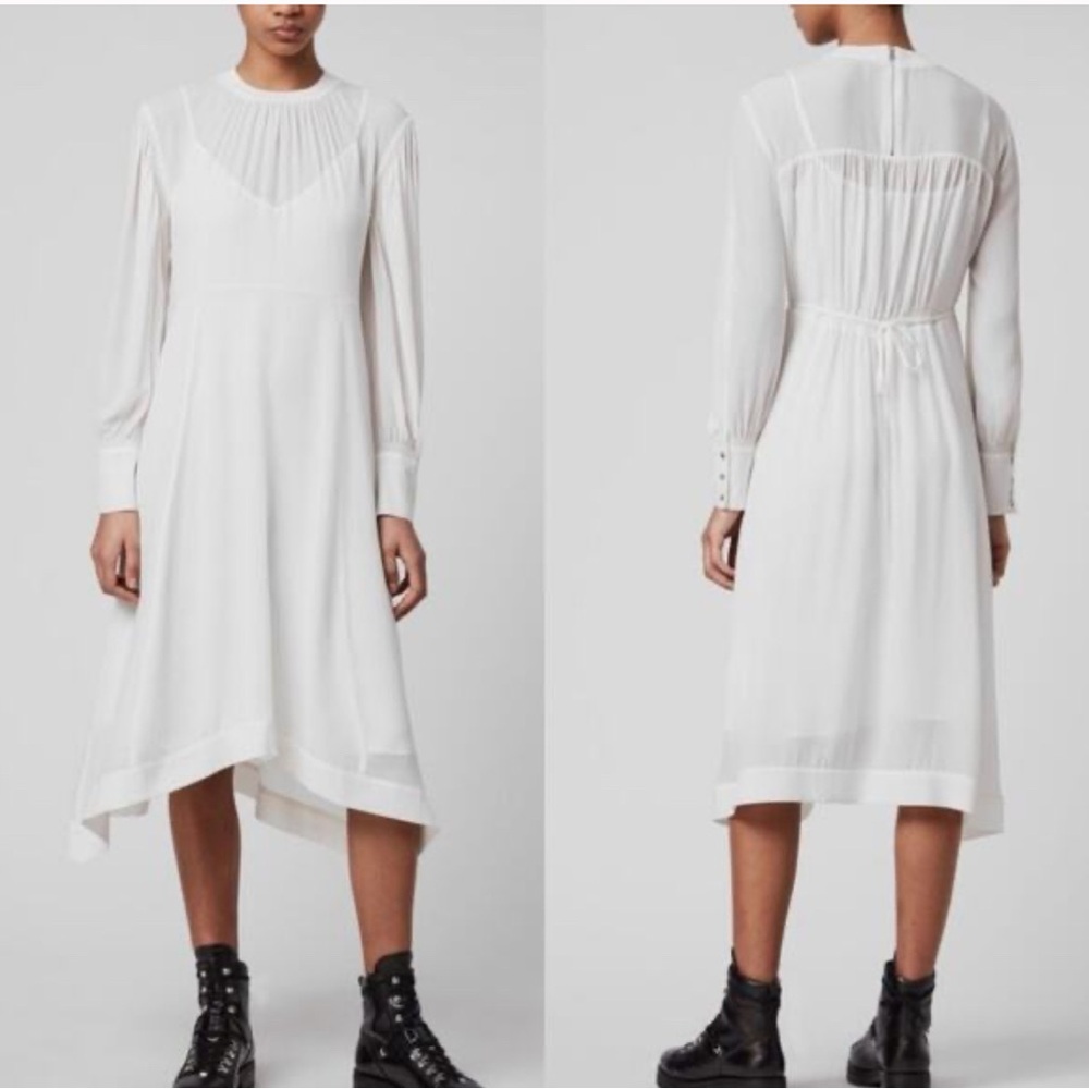 All saints Fayre dress White Dress